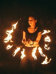 Огненное шоу в стиле Tribal на свадьбу от Театр огня и света Ферро 1