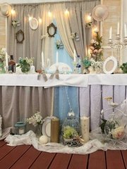 Президиум / Стол молодоженов в Шебби шик, Модерн от Студия декора Золотой шар 1