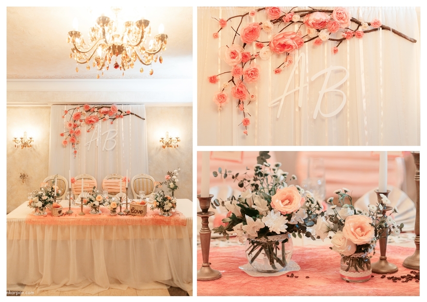 Шебби шик в Выездная регистрация, Ресторан / Банкетный зал от DEKOРАТОРИЯ 5