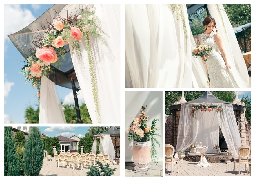 Шебби шик в Выездная регистрация, Ресторан / Банкетный зал от DEKOРАТОРИЯ 10