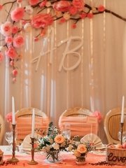 Президиум / Стол молодоженов в Шебби шик от DEKOРАТОРИЯ 2