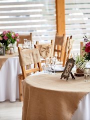 Столы и стулья гостей / Банкет в Шебби шик, Классика, Тематический, Эко от  1