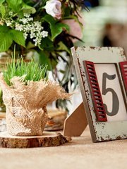 Столы и стулья гостей / Банкет в Шебби шик, Классика, Тематический, Эко от  2