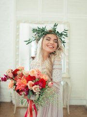 Локоны / Локоны на один бок от Свадебный стилист Красовицкая Елена 1