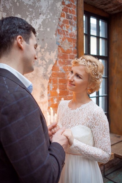 С аксессуарами / Цветами / Фатой, В греческом стиле от Свадебный стилист Красовицкая Елена 2