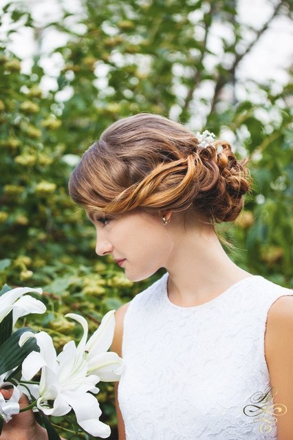 Пучок от Свадебный стилист Зульфия Катаева 2