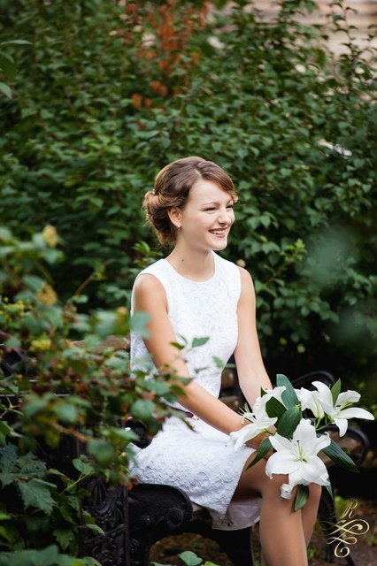 Пучок от Свадебный стилист Зульфия Катаева 3