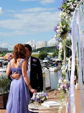 Свадьба в яхт-клубе от Агентство стильных свадеб Абетель 2