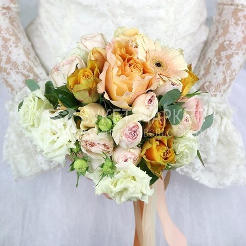 Классический круглый name от Букет Маркет 4