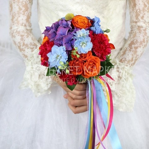 Классический круглый name от Букет Маркет 4