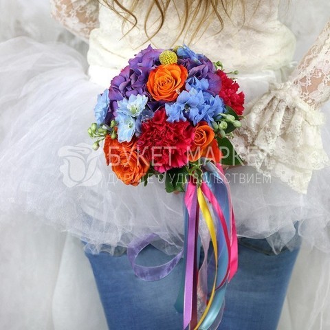 Классический круглый name от Букет Маркет 5