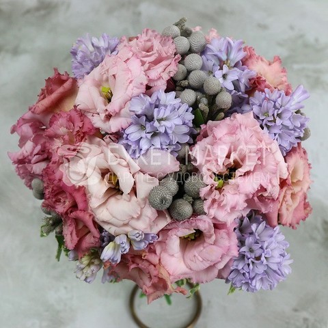 Классический круглый name от Букет Маркет 2