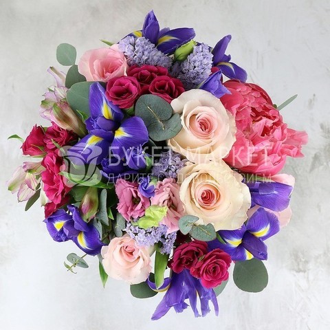 Классический круглый name от Букет Маркет 2