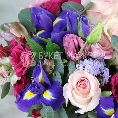 Классический круглый name от Букет Маркет 4