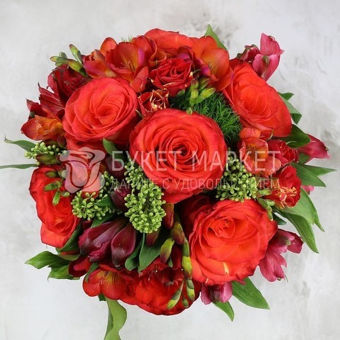 Классический круглый name от Букет Маркет 2