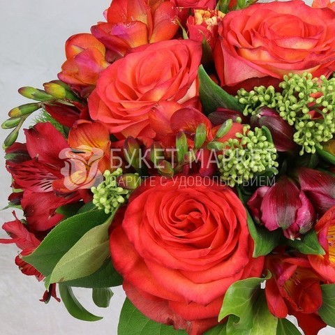 Классический круглый name от Букет Маркет 4