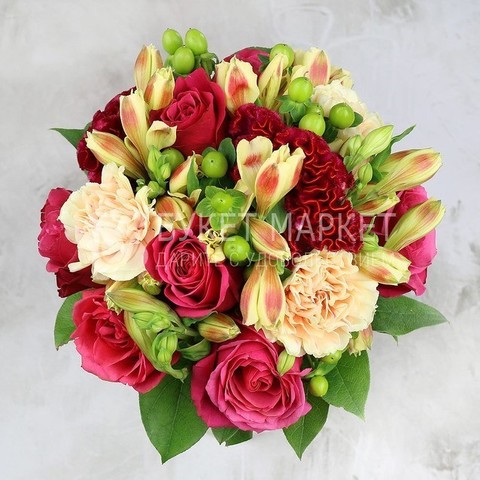 Классический круглый name от Букет Маркет 2