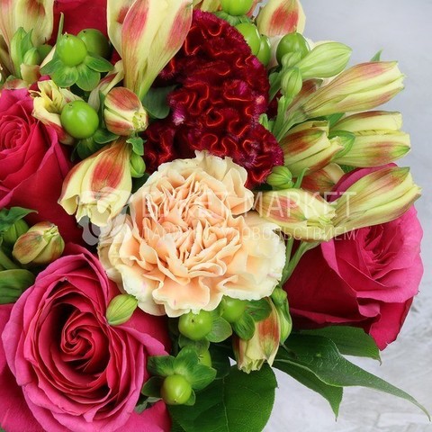 Классический круглый name от Букет Маркет 3