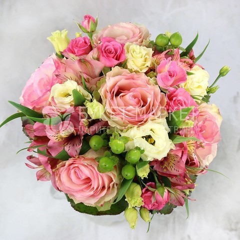 Классический круглый name от Букет Маркет 2