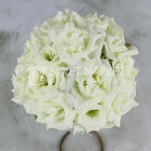 Монобукет из одного вида цветов, Классический круглый name от Букет Маркет 2