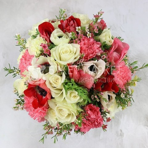 Классический круглый name от Букет Маркет 2