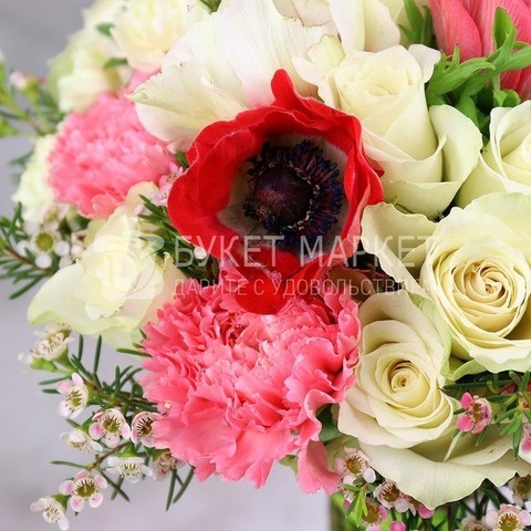 Классический круглый name от Букет Маркет 3