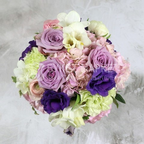 Классический круглый name от Букет Маркет 2