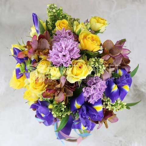 Классический круглый name от Букет Маркет 2