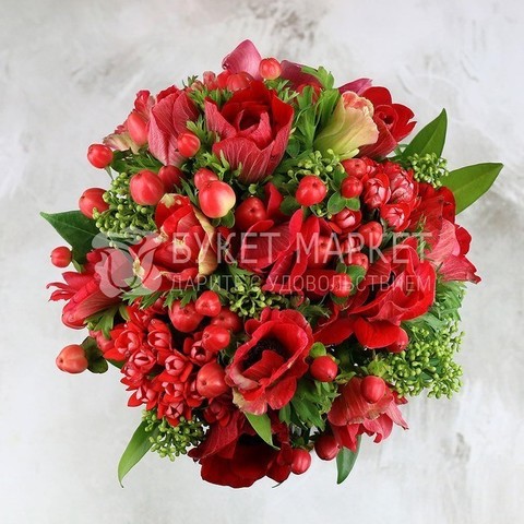 Классический круглый name от Букет Маркет 2