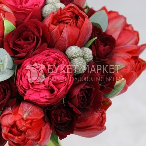 Классический круглый name от Букет Маркет 3