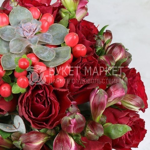 Классический круглый name от Букет Маркет 3