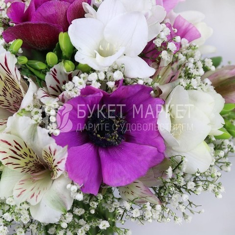 Классический круглый name от Букет Маркет 3