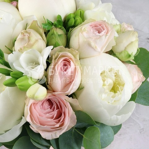 Классический круглый name от Букет Маркет 3