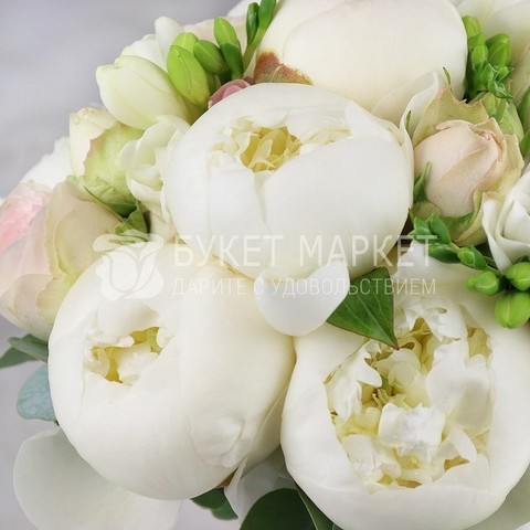 Классический круглый name от Букет Маркет 4