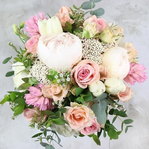 Классический круглый name от Букет Маркет 2