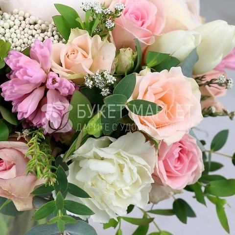 Классический круглый name от Букет Маркет 3