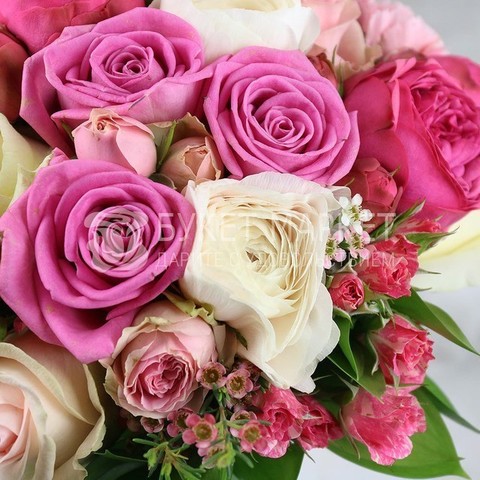 Классический круглый name от Букет Маркет 3