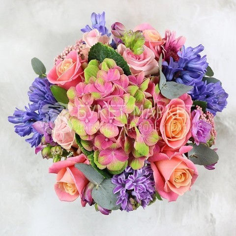 Классический круглый name от Букет Маркет 2