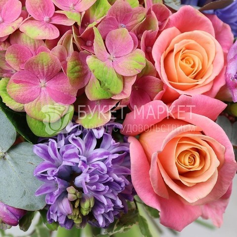 Классический круглый name от Букет Маркет 3