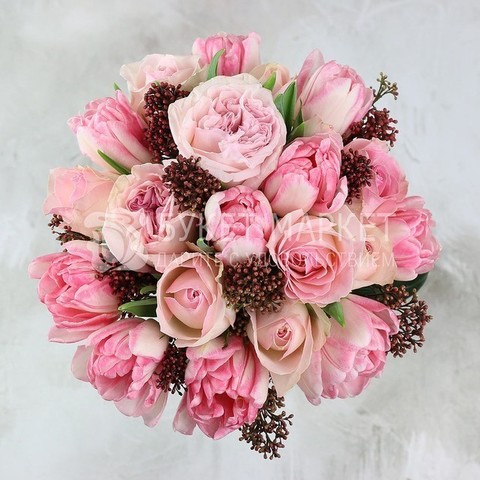 Классический круглый name от Букет Маркет 2