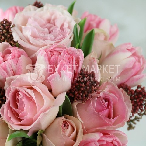 Классический круглый name от Букет Маркет 3