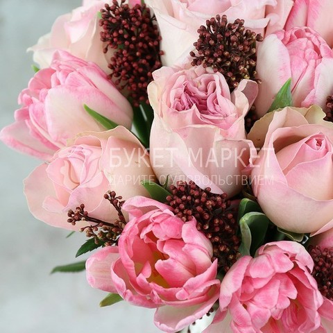 Классический круглый name от Букет Маркет 4