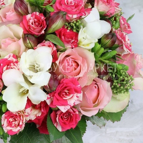 Классический круглый name от Букет Маркет 3