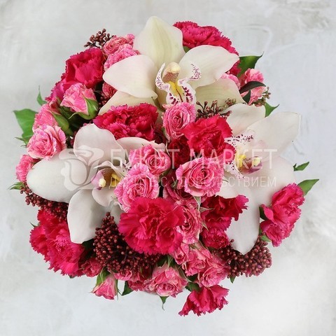 Классический круглый name от Букет Маркет 2