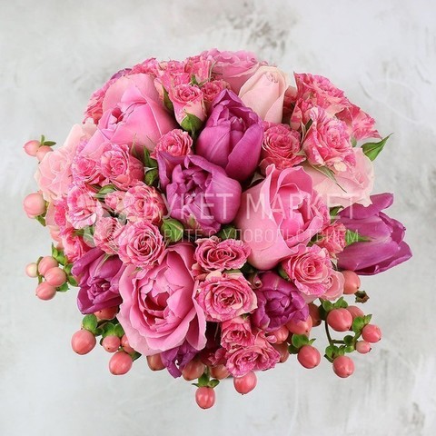 Классический круглый name от Букет Маркет 2