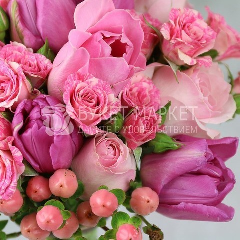 Классический круглый name от Букет Маркет 4