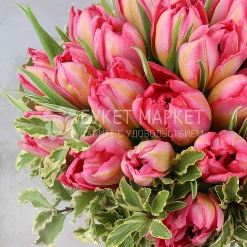 Монобукет из одного вида цветов, Классический круглый name от Букет Маркет 3