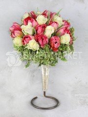 Классический круглый name от Букет Маркет 1