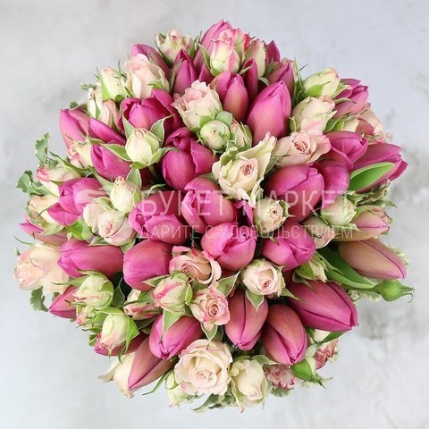 Классический круглый name от Букет Маркет 2