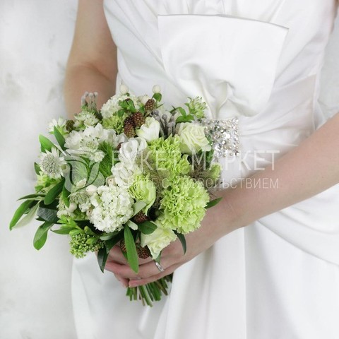 Классический круглый name от Букет Маркет 3